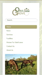 Mobile Screenshot of oakgrovefarmandequestrian.com
